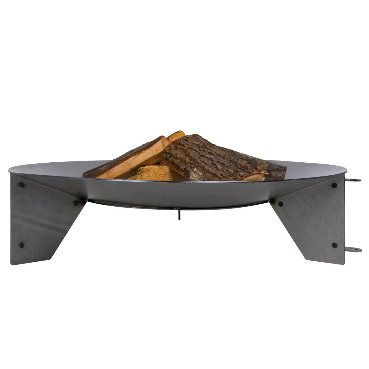 Bowl-Shaped Fireplace made of Weatherproof Steel