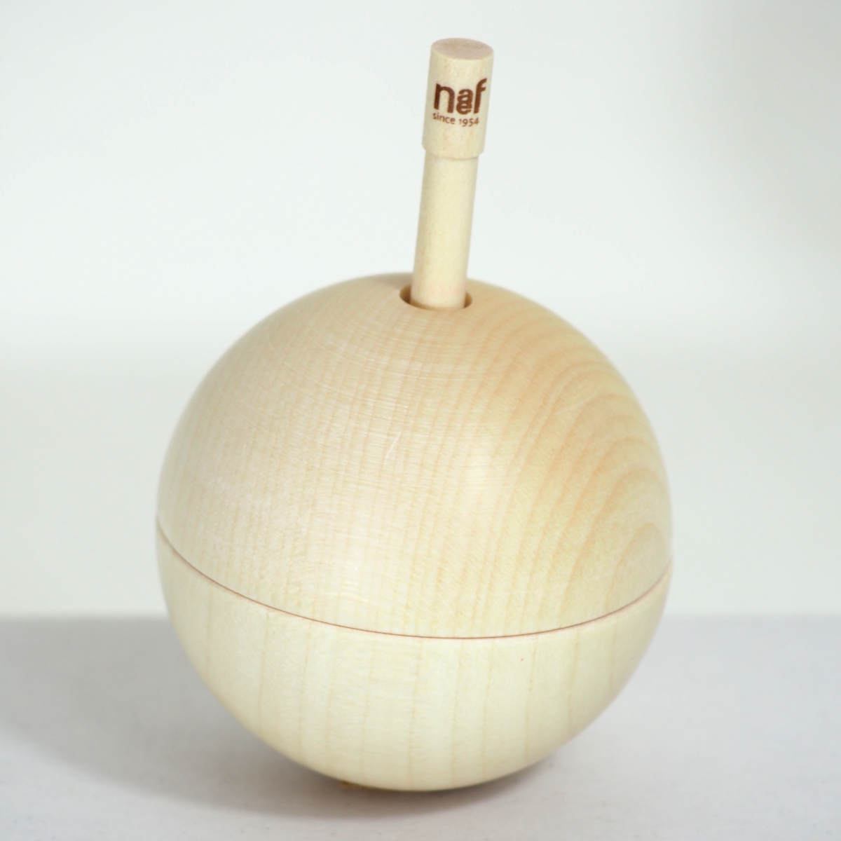Wooden Spinning Top "Naef Spin" with Half Spheres