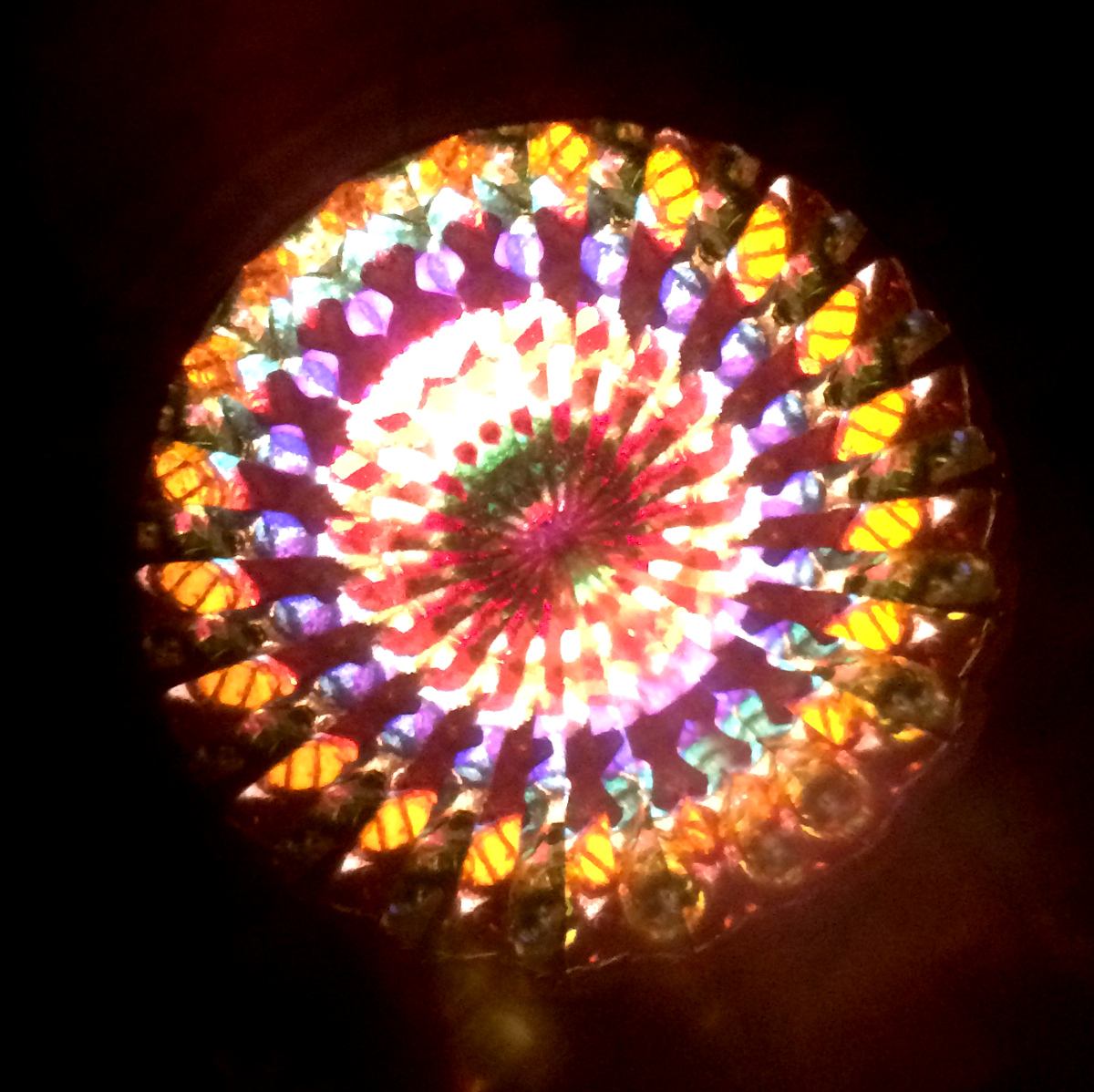 Mini 2Rad – Kleines Kaleidoskop aus Messing mit Trageschnur