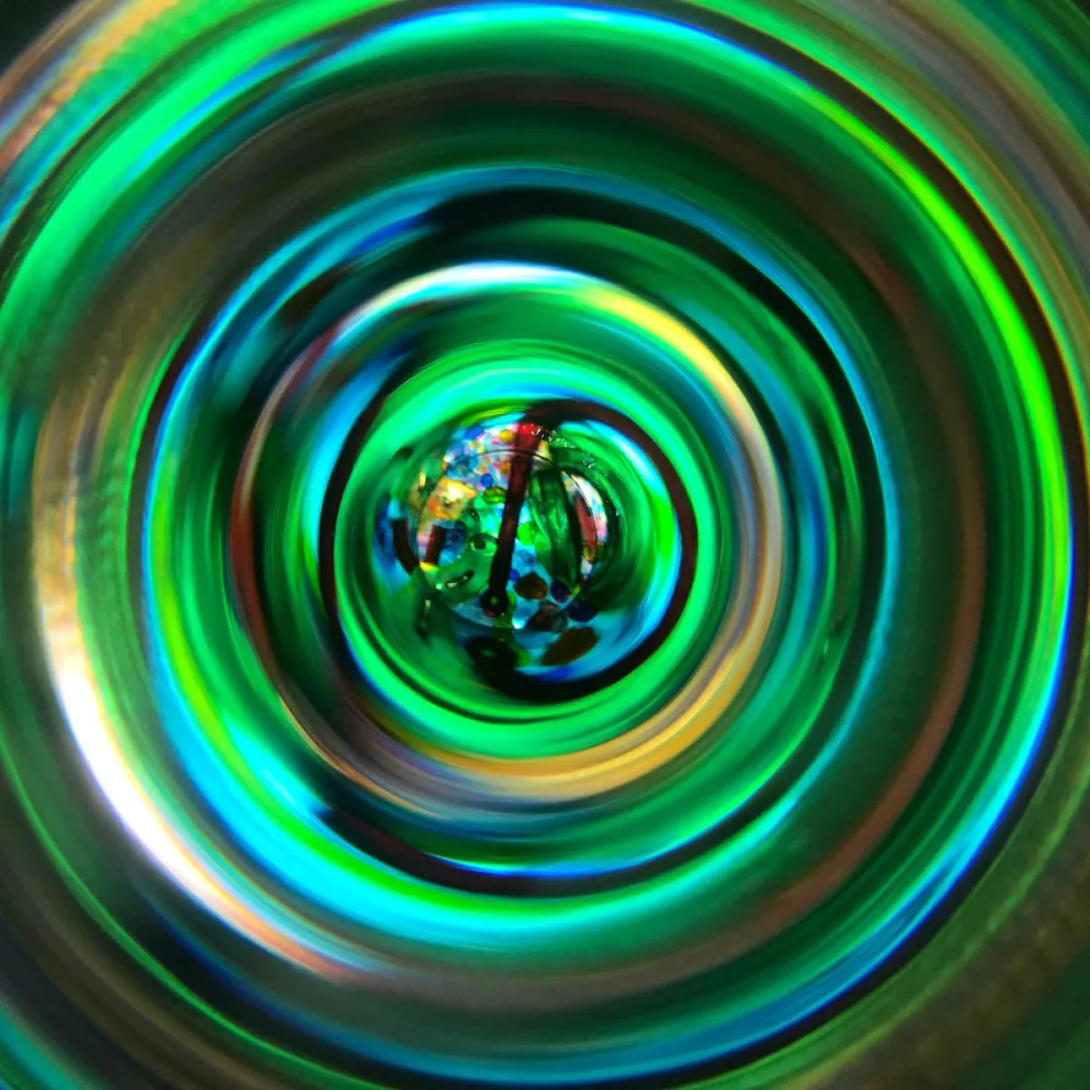Vortex – Handmade Brass Kaleidoscope with Transparent Tube