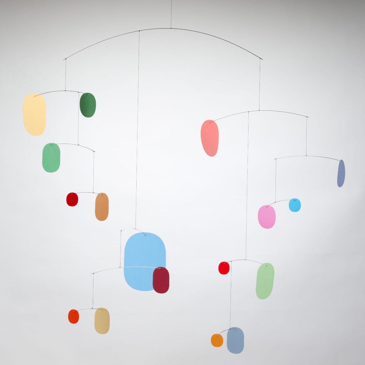 Farbenfrohes Mobile "UN17 – Balance", handgefertigt (65x 65 cm)