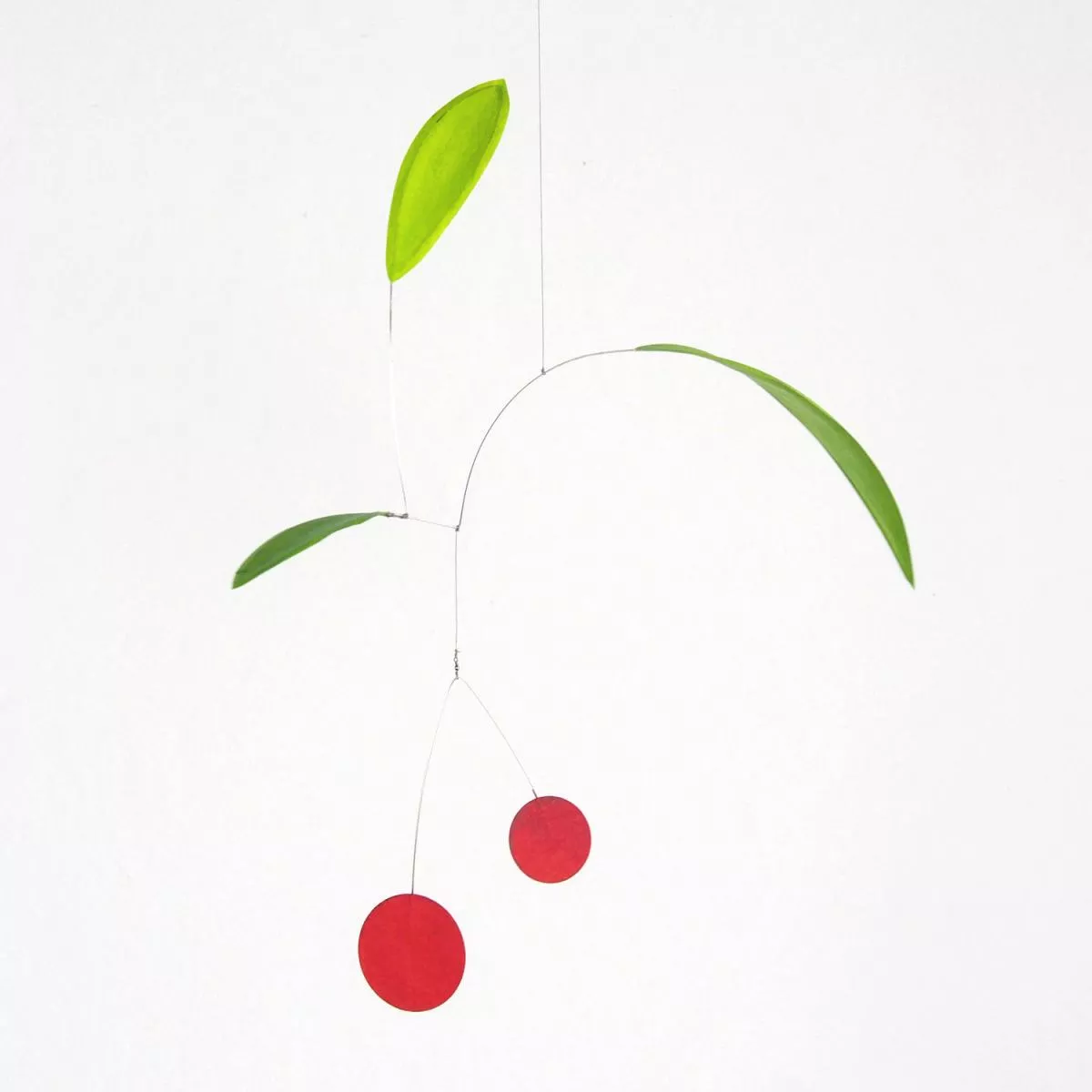 Handgefertigtes Kunst-Mobile "Cerezas" aus lackiertem Papier (klein)
