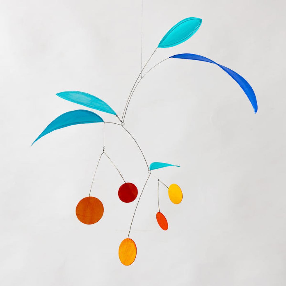 Colourful Art Mobile "Celoni" made of Hand-Painted Paper (50 x 60 cm)