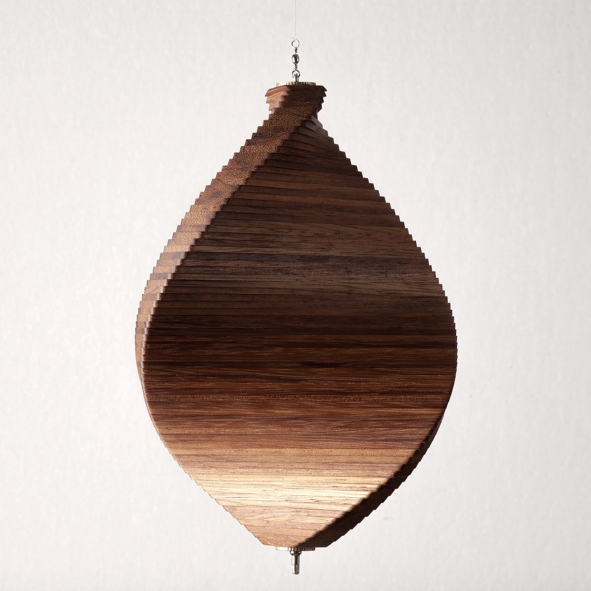 Handmade design mobile made of wood, individually adjustable Ø 16 cm