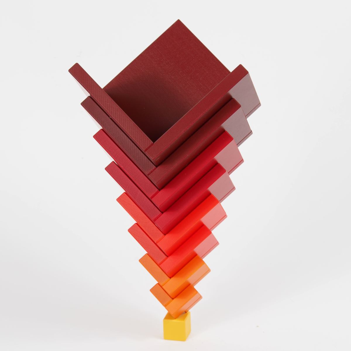 Cella (Rot) – Originales Naef-Spiel aus Holz für kreative Konstruktionen