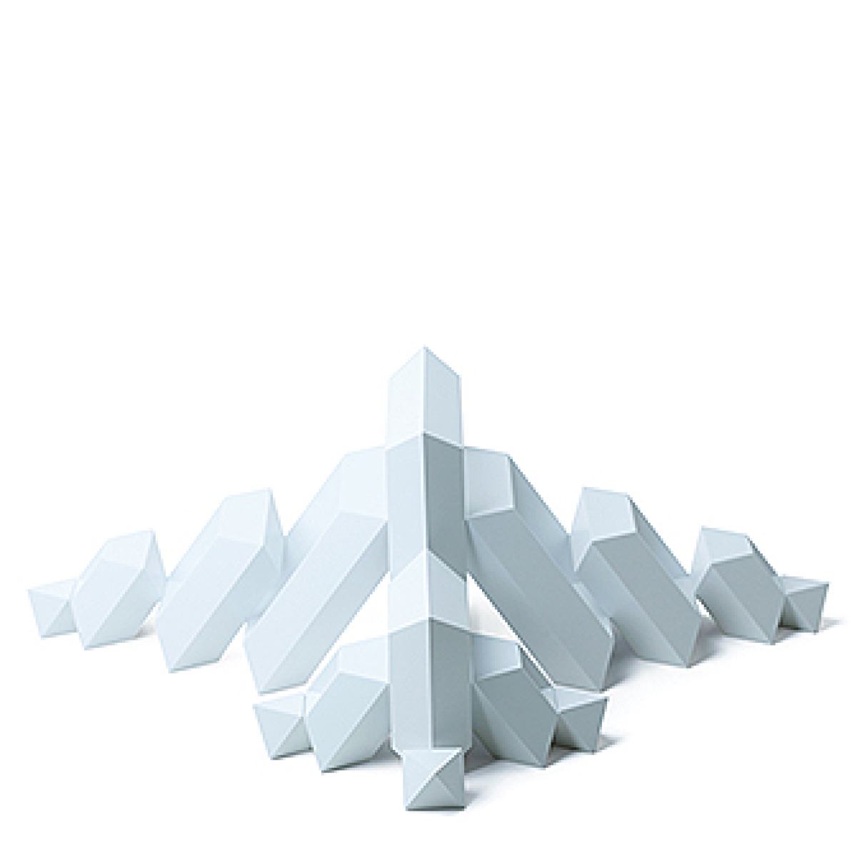 Diamant (Weiß) – Originales Naef-Spiel für kreative Konstruktionen