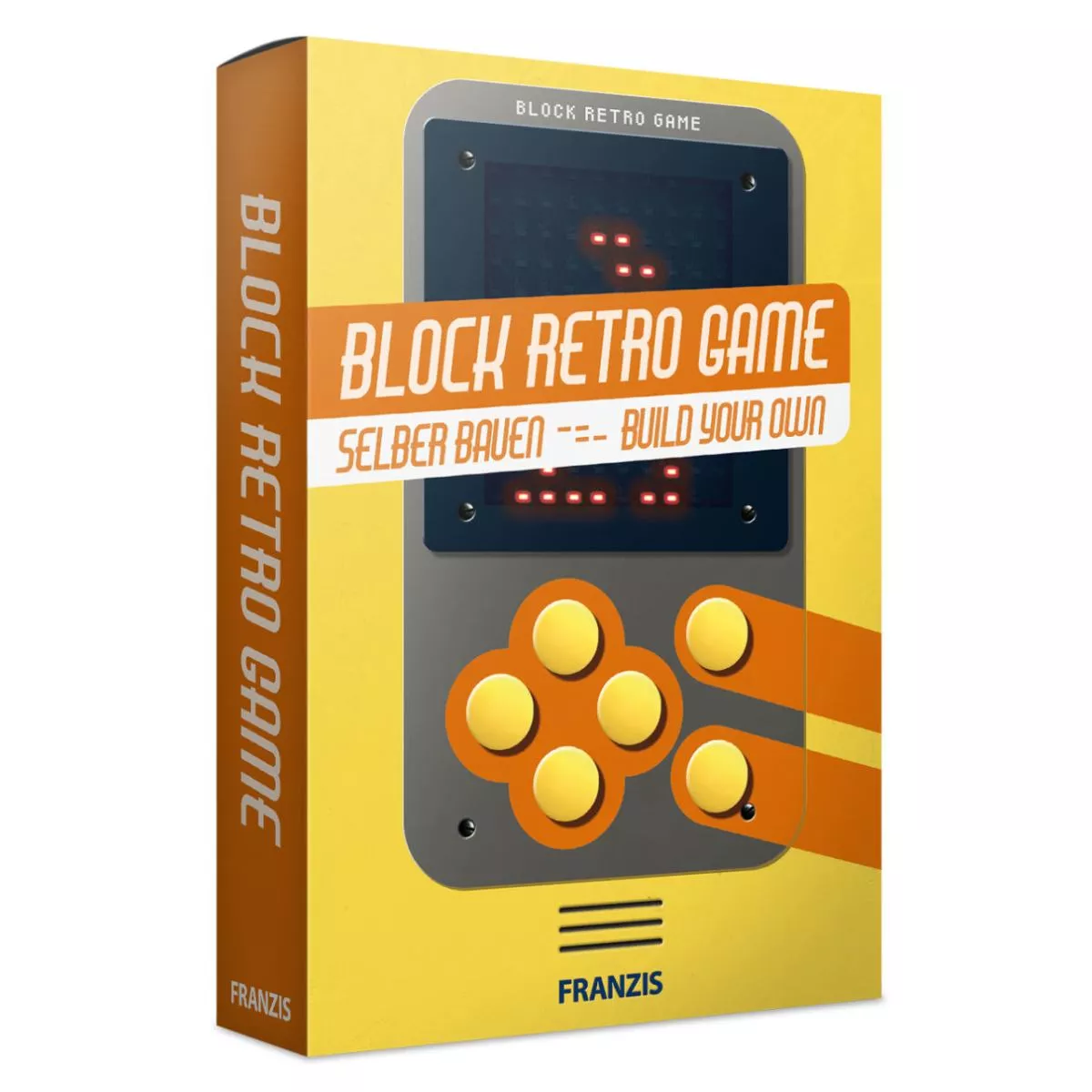 Electronic Retro Game "Block" as Kit for Self-Assembly