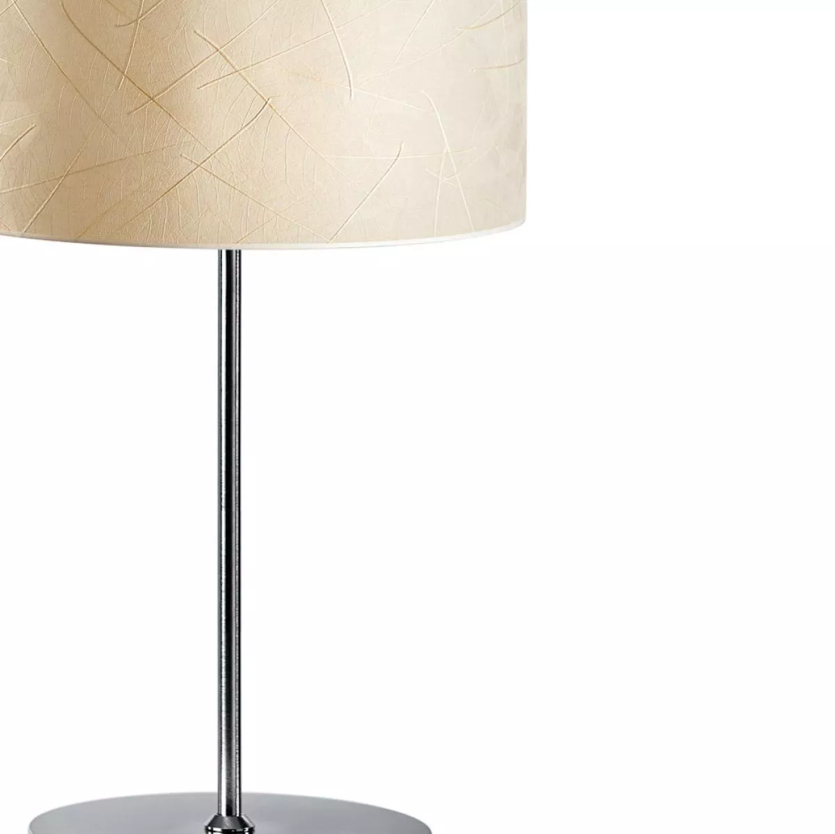 Design Table Lamp with Wide Natural Leaves Shade
