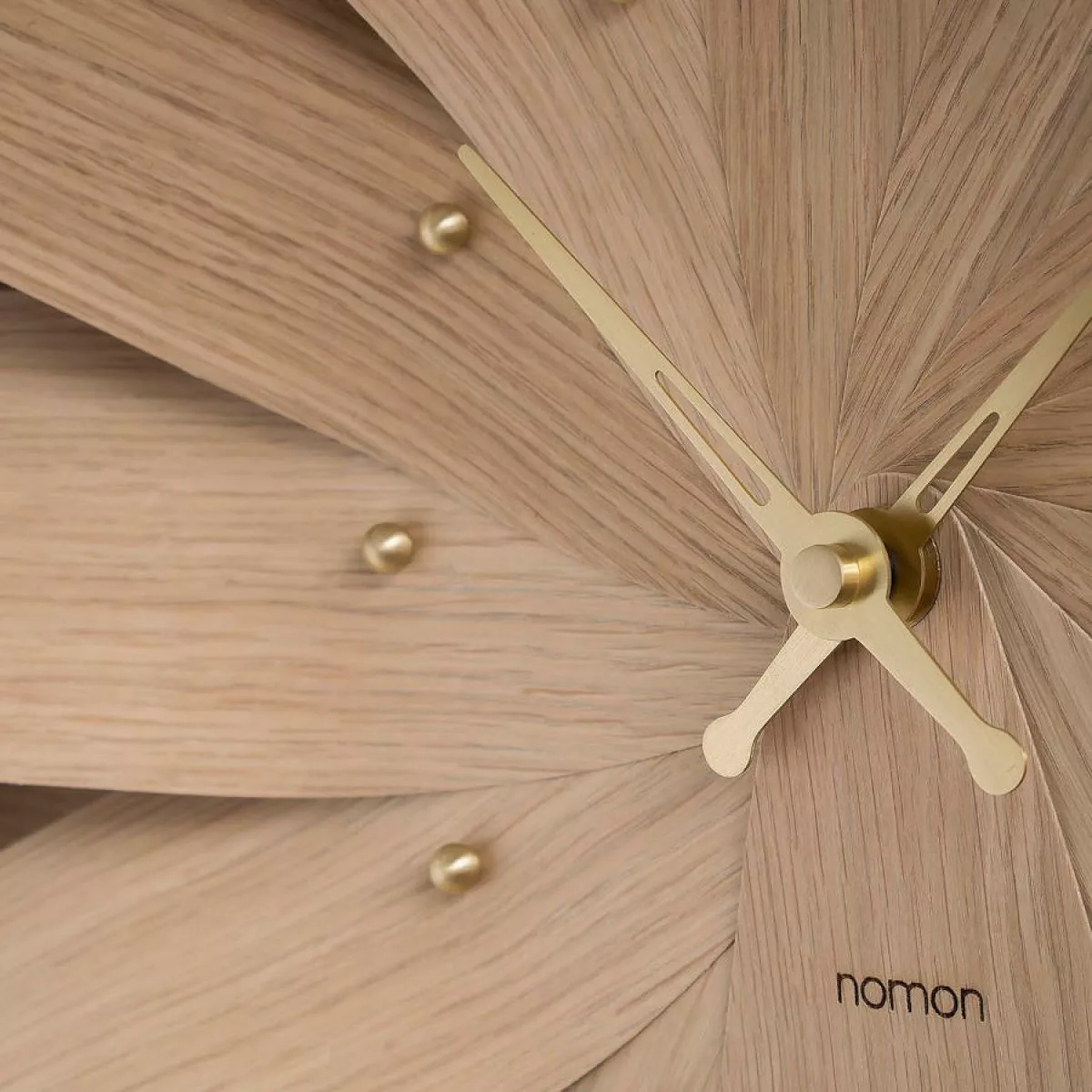 Beautiful Wall Clock "Brisa" made of Curved Wood Ø 52 cm