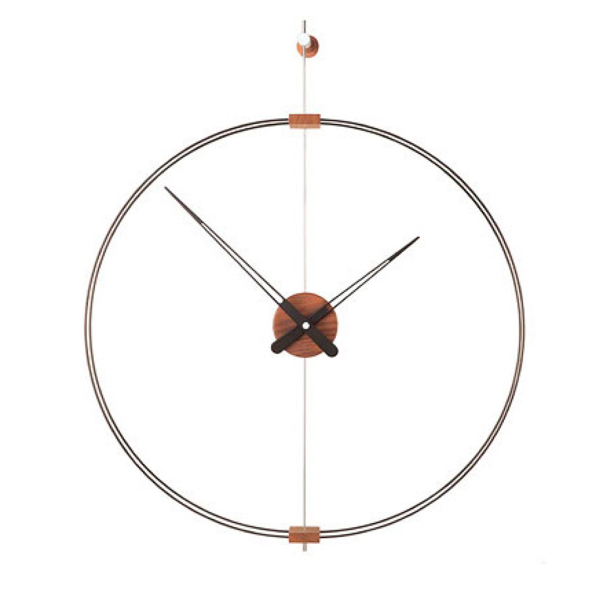 Iconic Double Ring Design Wall Clock "Mini Barcelona" Ø 66 cm