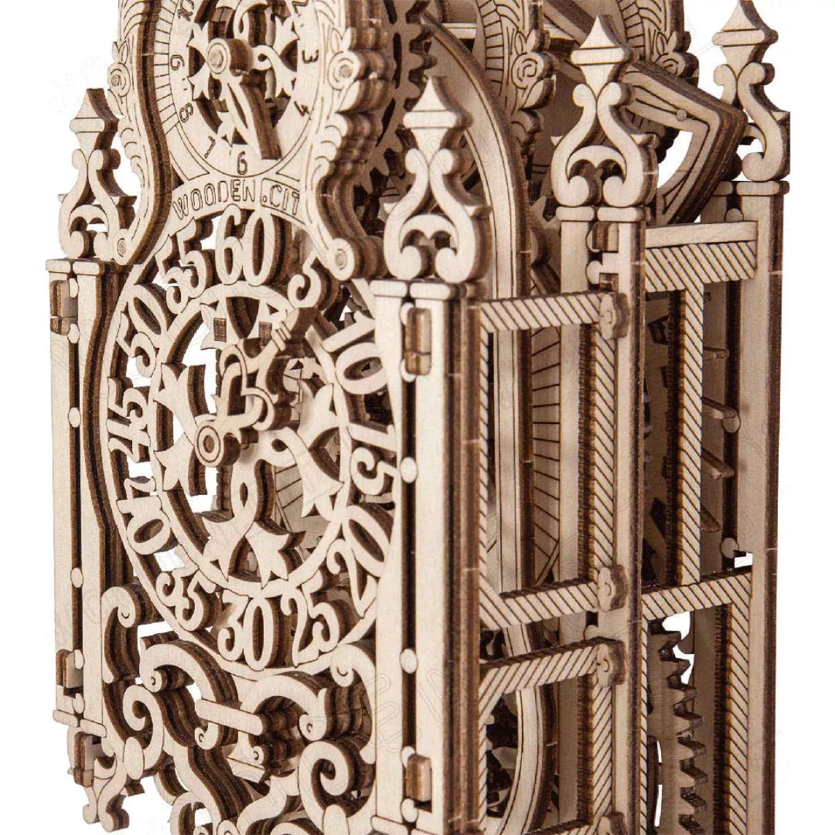 Pendulum Wall Clock – Large Wooden Kit with Clockwork