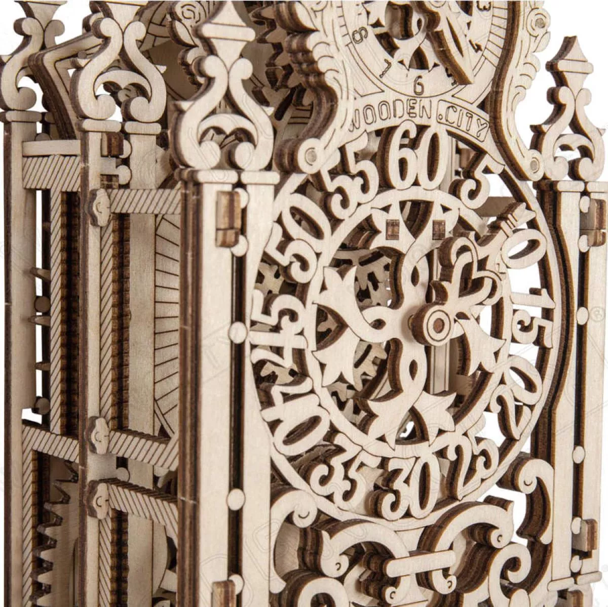 Pendulum Wall Clock – Large Wooden Kit with Clockwork